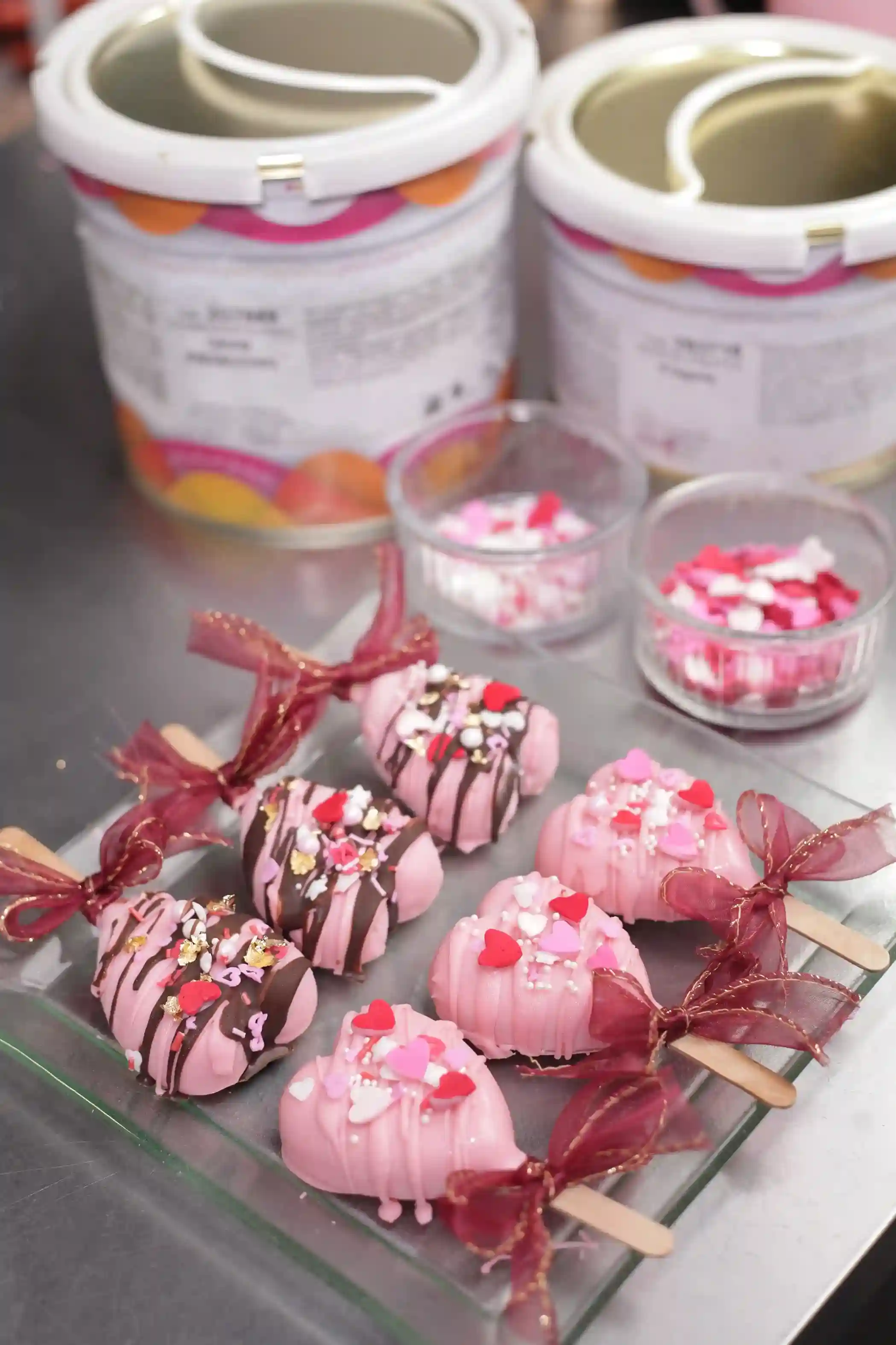 Gelato Valentine Popsicle