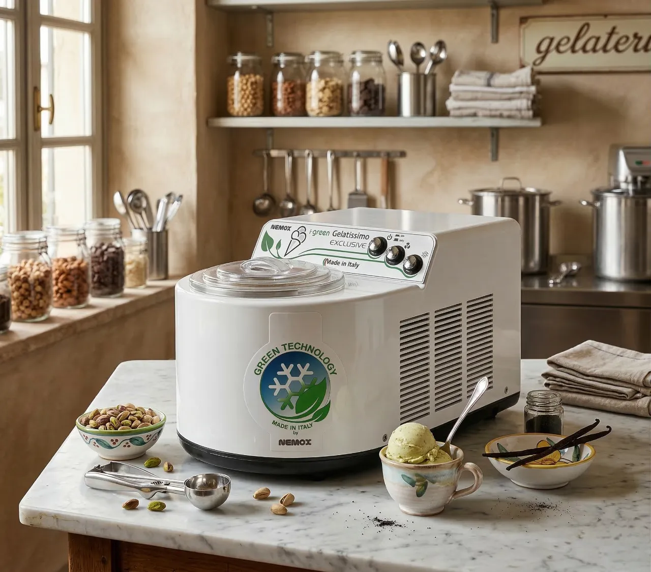 Cara membuat gelato creamy di rumah dengan Nemox Gelatissimo