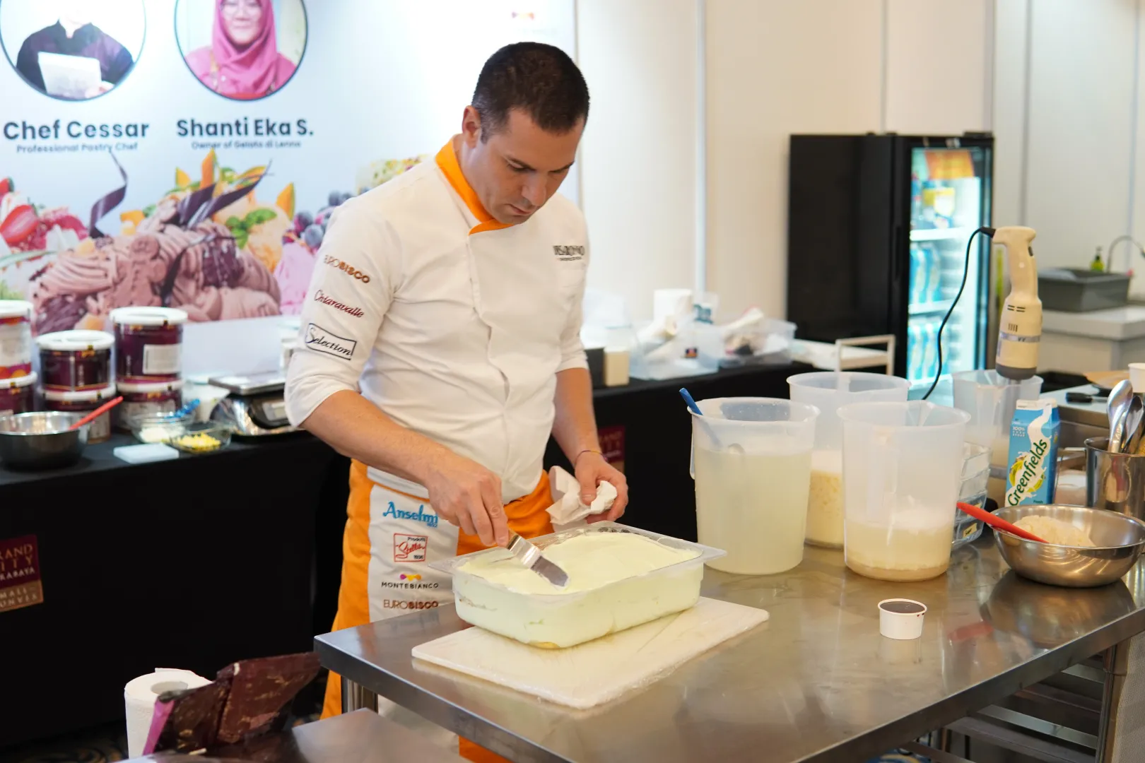Live Demo Pembuatan Gelato
