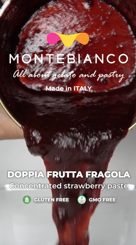 Flavouring Pastes Montebianco Doppia Frutta Fragola