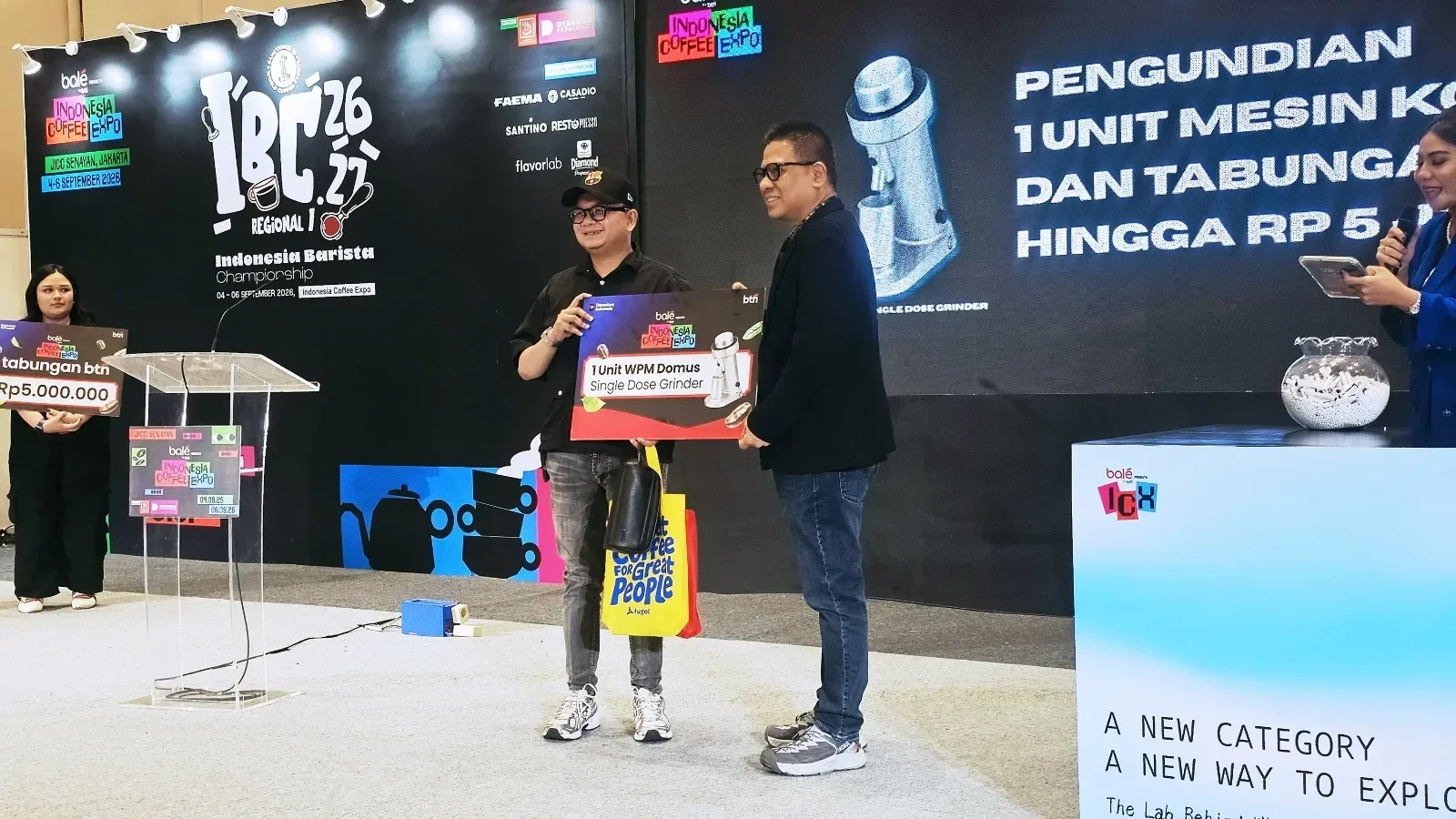Doorprize BTN x Espresso Italia di ICX Jakarta 2026: WPM Grinder Domus
