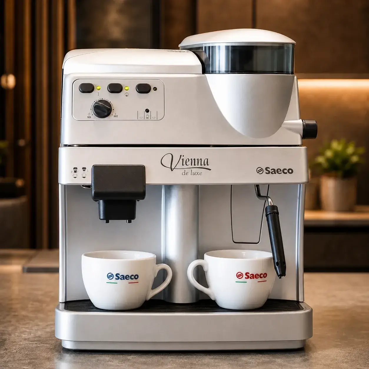 Saeco Vienna de Luxe — mesin kopi tangguh setelah 20 tahun pemakaian