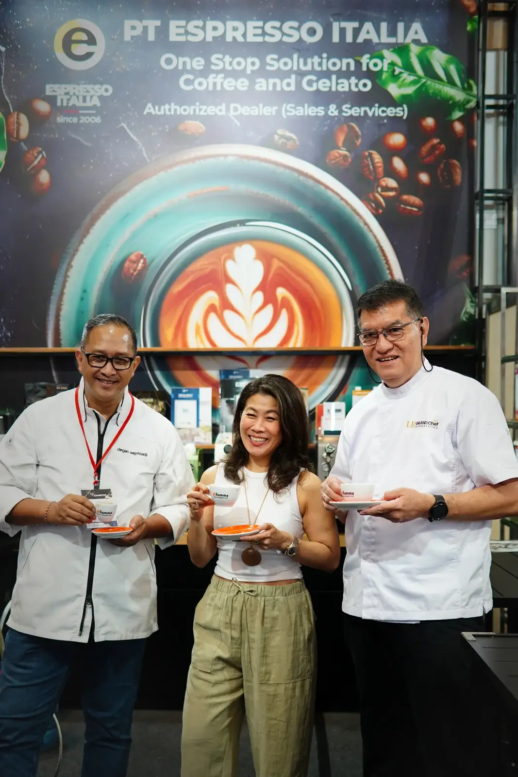 Suasana event pameran PT Espresso Italia